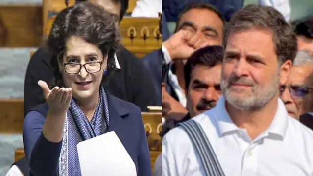 मेरे पहले भाषण से बेहतर , सांसद प्रियंका गांधी के लोकसभा में पहले भाषण पर खुश हुए राहुल गांधी