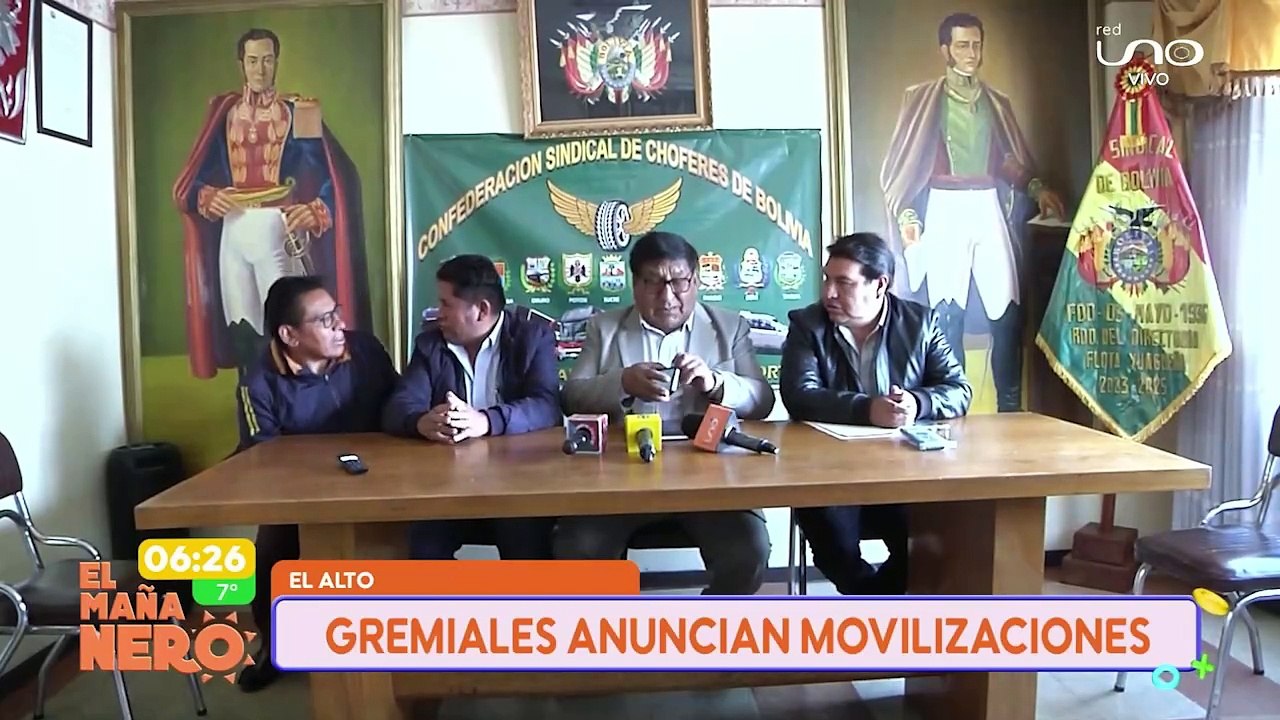 Gremiales anuncian movilizaciones