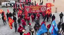 Siena, la manifestazione dei metalmeccanici per il rinnovo del contratto
