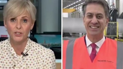 Ed Miliband, of bacon sandwich fame, weighs in on Kemi Badenoch’s bizarre lunch comments