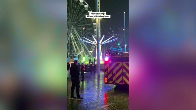 Witnesses describe 'terrifying' Christmas fairground ride collapse in Birmingham