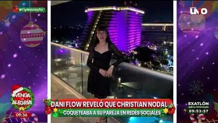 ¿Un malentendido? Dani Flow acusa a Cristhian Nodal de coquetearle a su esposa