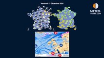 prévisions météo villes du vendredi 13 décembre 2024