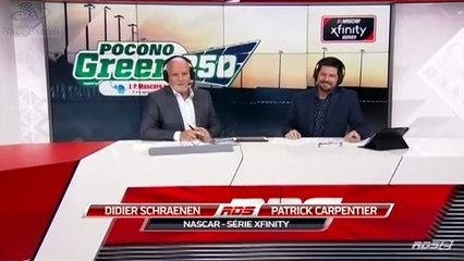 NASCAR Xfinity Series 2019_Manche 12_Pocono Green 250 Recycled by J. P. Mascaro & Sons_Course (en français - RDS2 - Canada) [RaceFan96]