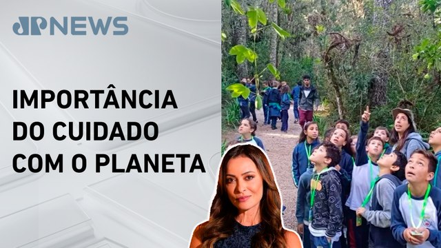 Crianças aprendem na escola sobre sustentabilidade; Patrícia Costa comenta