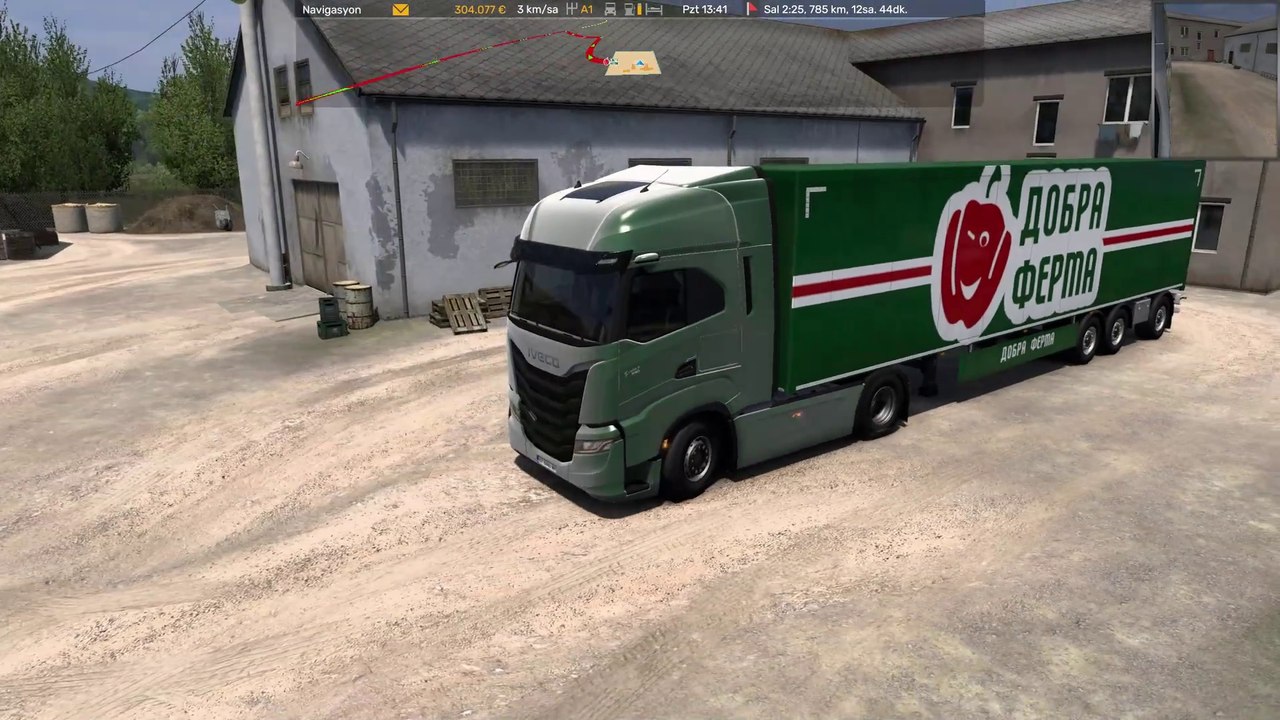Tomatoes - Delivery from Karlıova City to Timisoara City - #Iveco S-Way #Trucks - Euro Truck Simulator 2