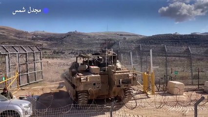 القوات الإسرائيلية تدخل المنطقة العازلة في الجولان السورية