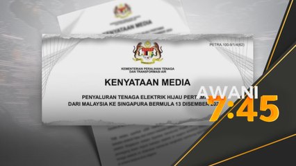 Malaysia cipta sejarah salur ke Singapura