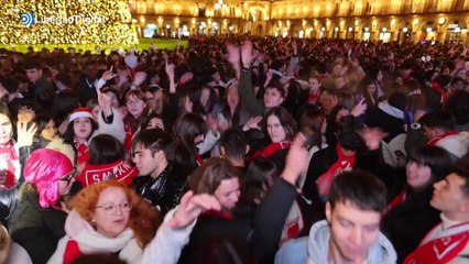 Salamanca da la bienvenida al 2025 con la Nochevieja Universitaria