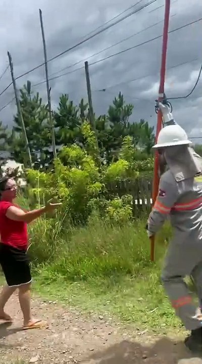 Celesc corta energia de mais de 60 residências em cidade do litoral Sul de SC