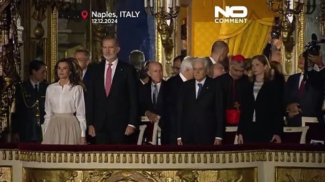 King Felipe VI of Spain is awarded an honorary doctorate in Naples