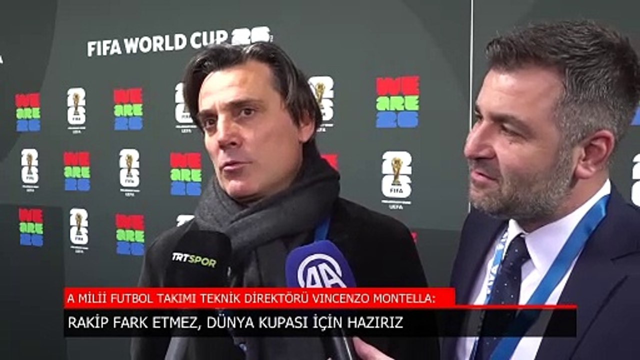 Vincenzo Montella: Rakip fark etmez, dünya kupası için hazırız