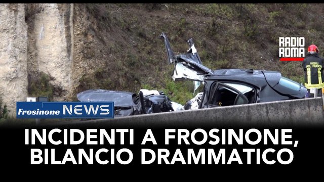 Incidenti stradali, è tragico il bilancio degli ultimi giorni a Frosinone