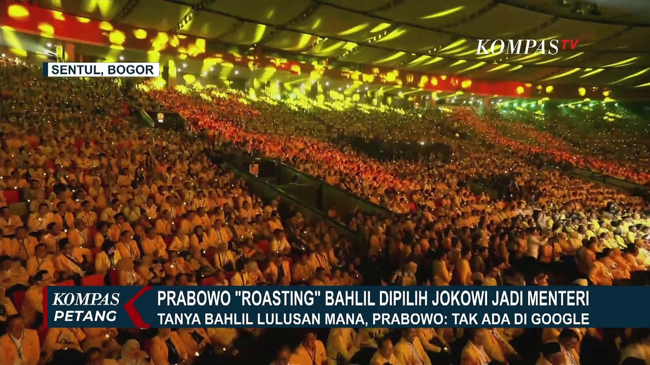 HUT Golkar: Prabowo Roasting Bahlil hingga Puan Wakili Megawati