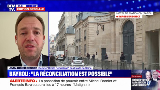 François Bayrou à Matignon: Toutes les options sont sur la table , estime Jean-Didier Berger (LR)