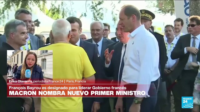 Informe desde París: Macron nombra a François Bayrou, aliado centrista, como nuevo primer ministro