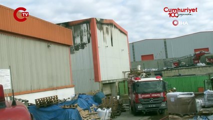 Faciadan dönüldü... İstanbul'da fabrika yangını!