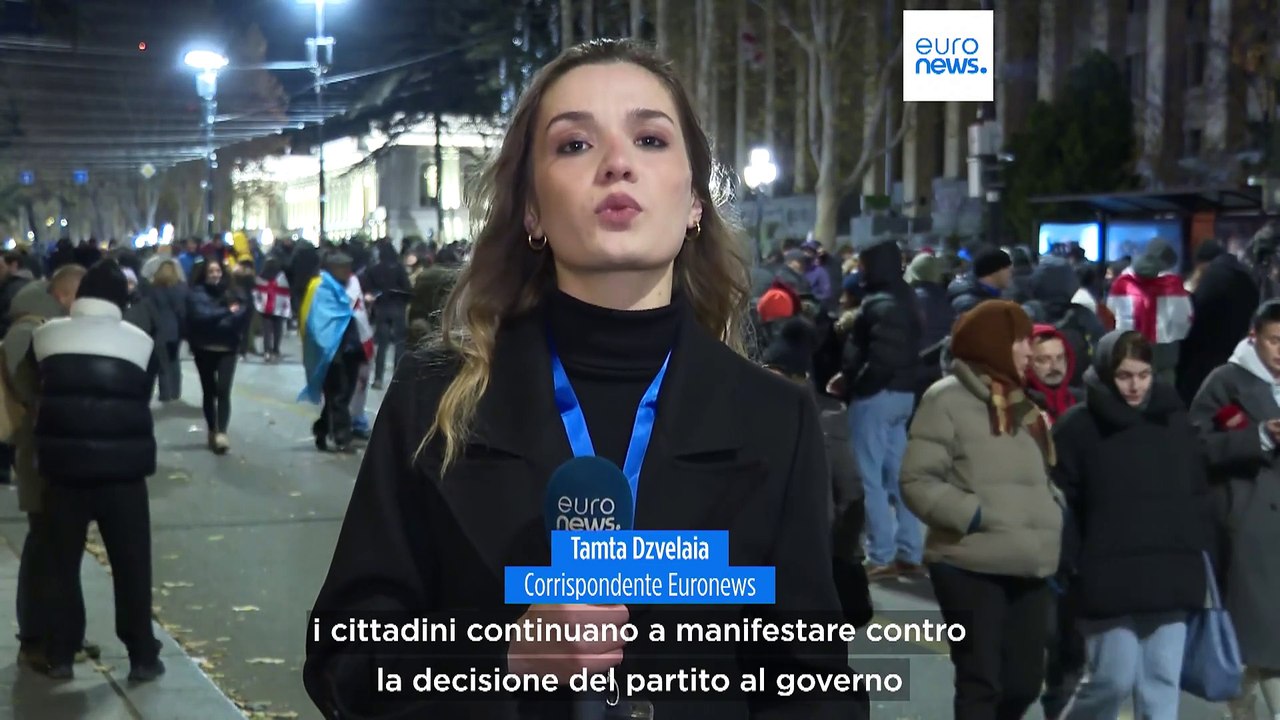 Georgia, non si fermano le proteste a Tbilisi dopo oltre due settimane