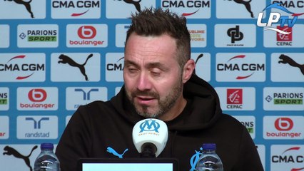 De Zerbi : "Rowe, Koné et Brassier, ça m'embête..."