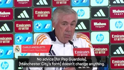 World-class Guardiola doesn't need advice - Ancelotti