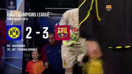 HIGHLIGHTS | BORUSSIA DORTMUND 2 vs 3 FC BARCELONA | UEFA CHAMPIONS LEAGUE 24/25 ⚽