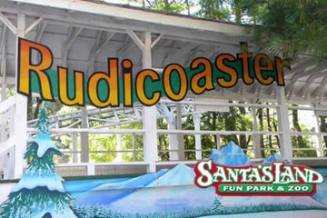 Riding The Rudicoaster at Santa's Land Fun Park & Zoo (Cherokee, NC)