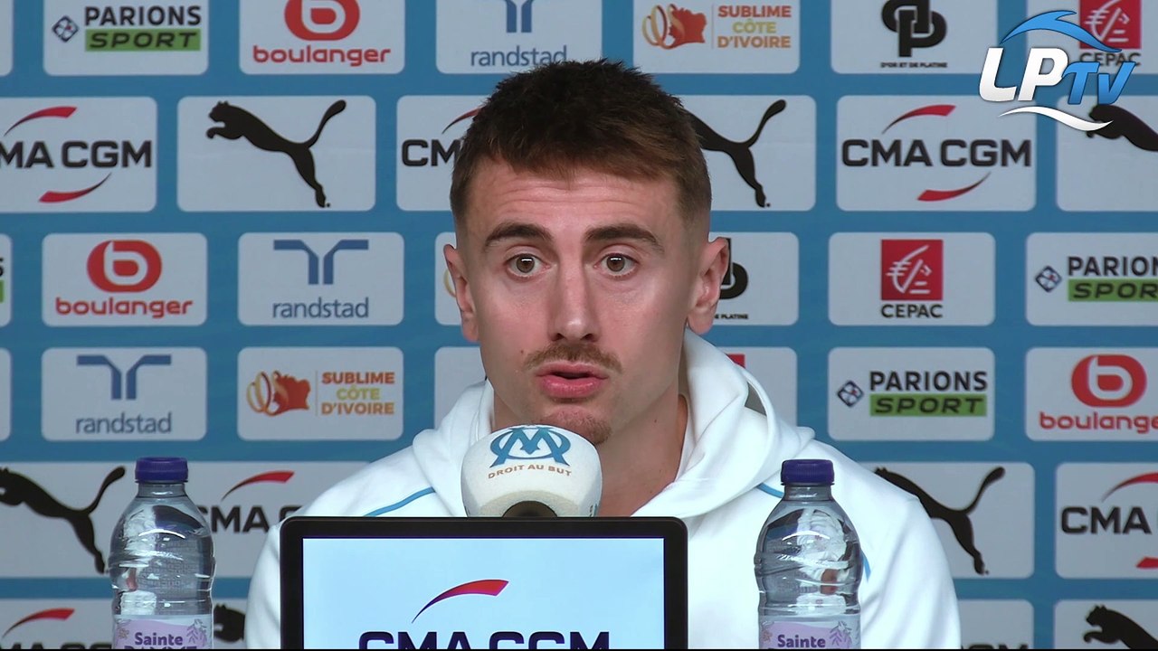 Intégrale de la conférence de presse de Valentin Rongier et Roberto De Zerbi avant la réception de Lille