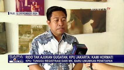 RK-Suswono Tak Ajukan Gugatan Pilkada ke MK, KPU: Kami Hormati