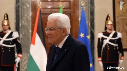 Mattarella accoglie Abu Mazen: benvenuto in Italia, amicizia grande dal 2016