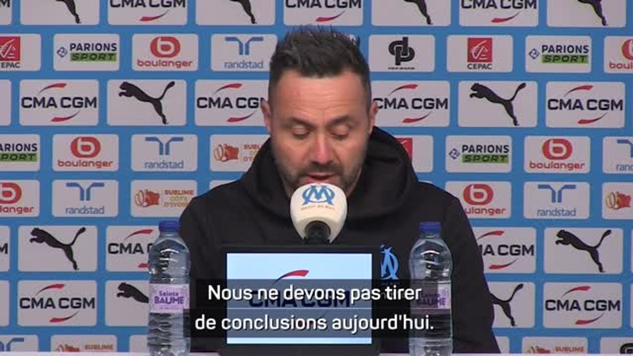 Marseille - De Zerbi : "Faire un grand match contre Lille"