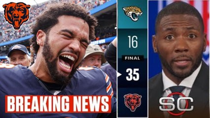 ESPN Strongly Reacts to Caleb Williams' Dynamic 4-TD Show as Bears Bl0w Out Jaguars 35-16