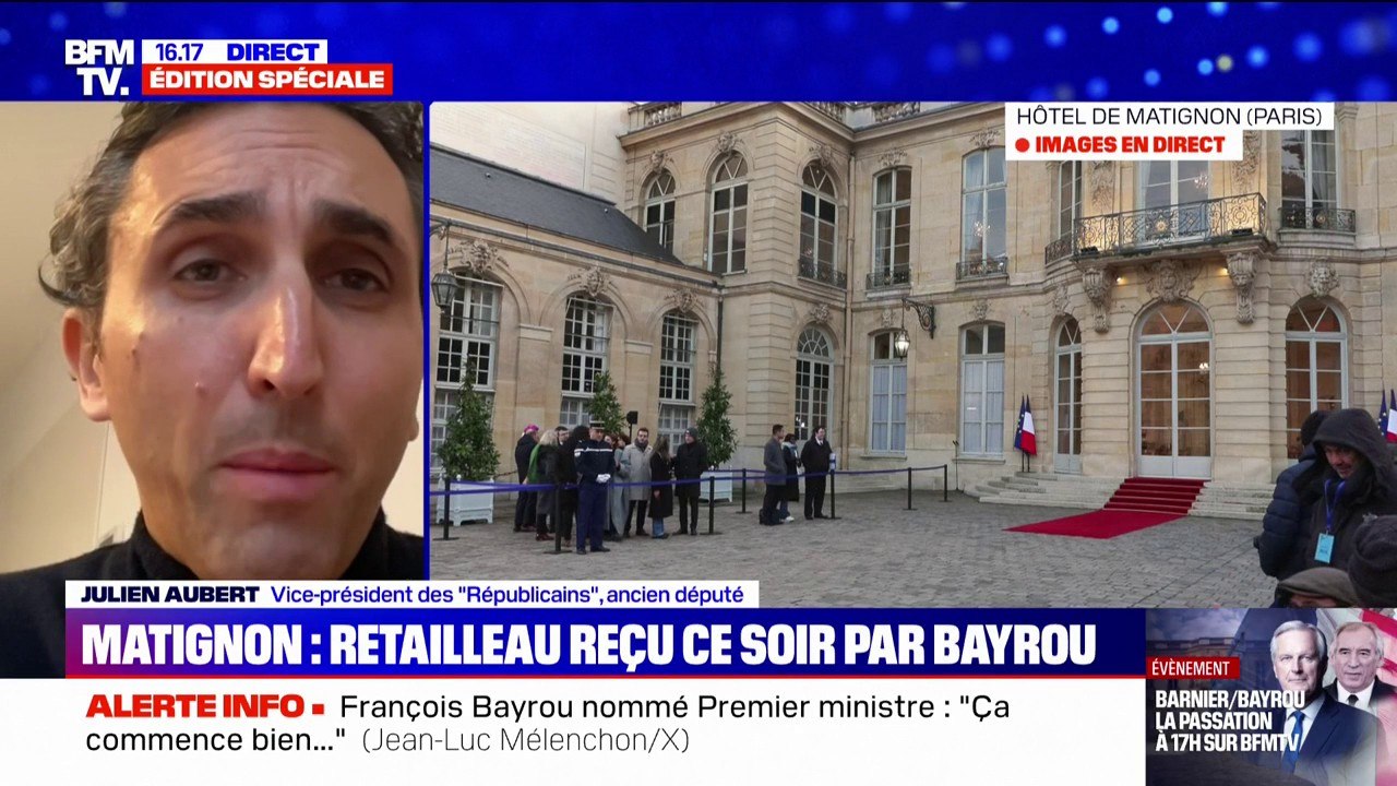 Julien Aubert (LR): "Bruno Retailleau aimerait rester ministre de l'Intérieur, mais pas à n'importe quel prix"