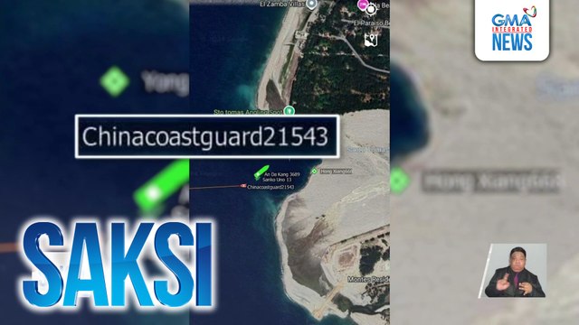 Barko umano ng CCG, na-detect sa pampang ng Zambales; PCG, sinabing posibleng spoofing ang ginagawa ng China | Saksi