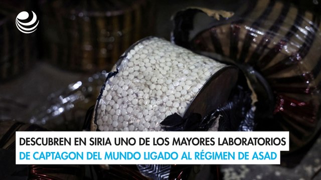 Descubren en Siria uno de los mayores laboratorios de captagon del mundo ligado al régimen de Asad