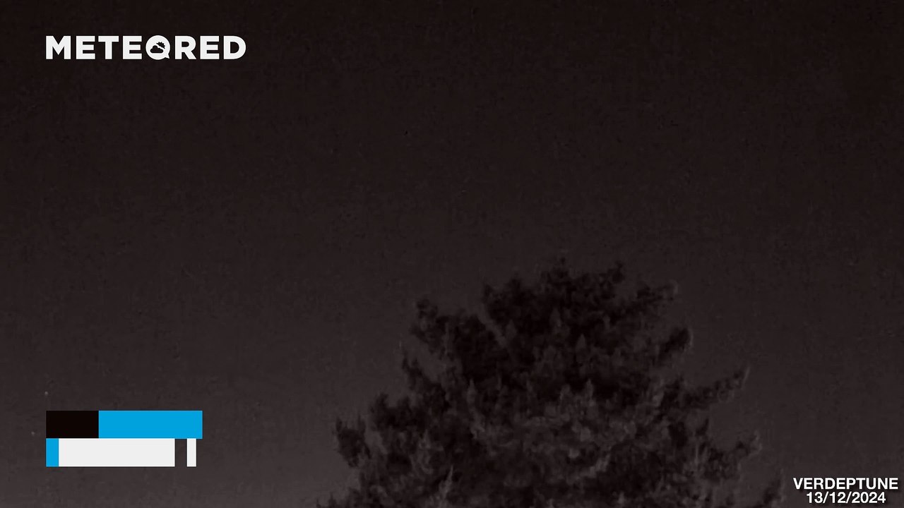 A spectacular meteor seen in the skies of Viña del Mar, Valparaíso