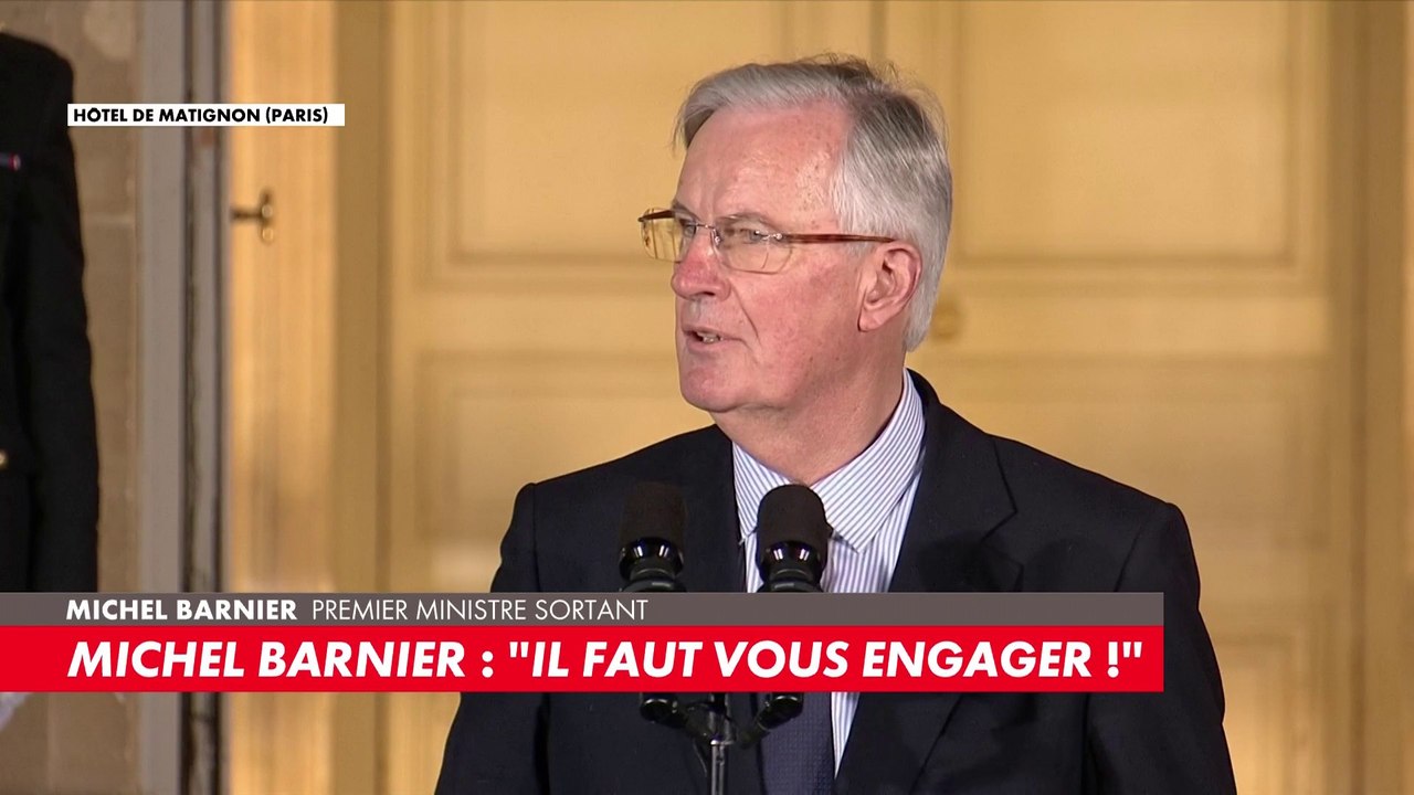 Michel Barnier : «Je reste un citoyen engagé pour la République»