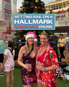 Have you ever seen a Christmas-themed cruise before? 🎄 #christmas #cruise