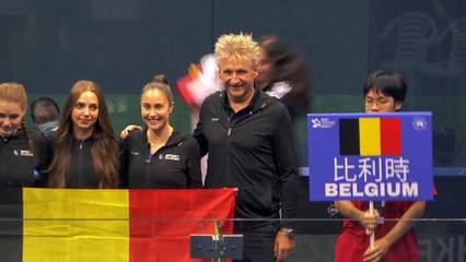 Championnats du monde de squash par équipes - Egypte - Belgique (demi-finale femmes)