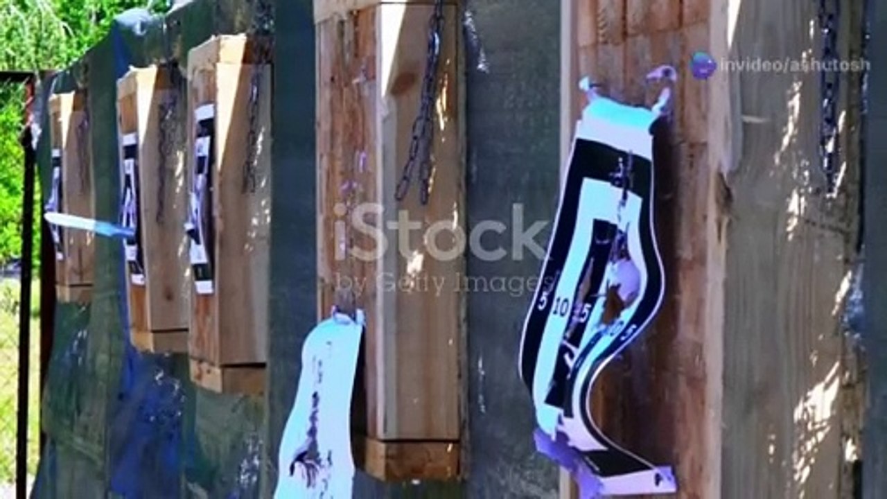 APS Knife Show - Precision Knife Throwing Challenge