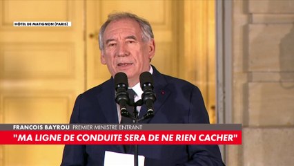 Nouveau gouvernement : le discours de François Bayrou