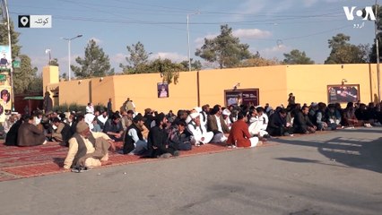 Protest against the kidnapping of 10-year-old student in Balochistan