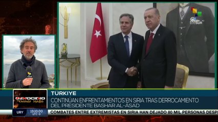 Representantes de EE.UU. y Türkiye analizan situación actual de Siria