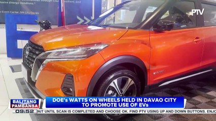 DOE’s Watts on Wheels held in Davao City to promote use of EVs