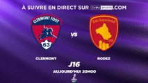 Ligue 2 BKT : Clermont - Rodez en direct vidéo