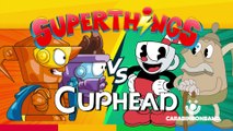 #superthings Vs #cuphead - Comparando personajes de las dos series - By CARA BIN BON BAND