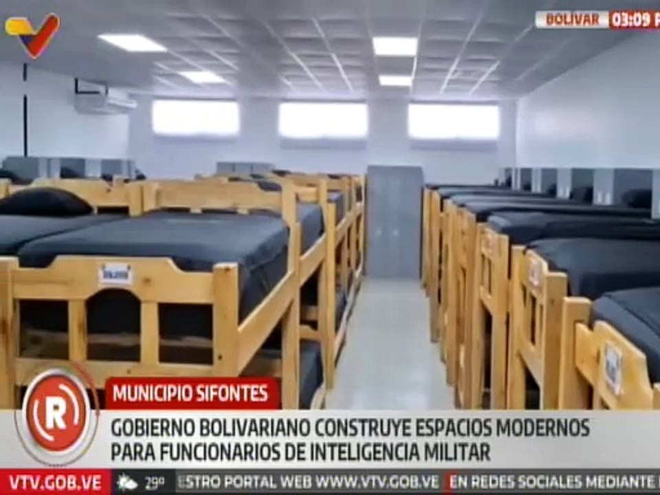 Bolívar | Gobierno Bolivariano construye espacios modernos para funcionarios de inteligencia militar