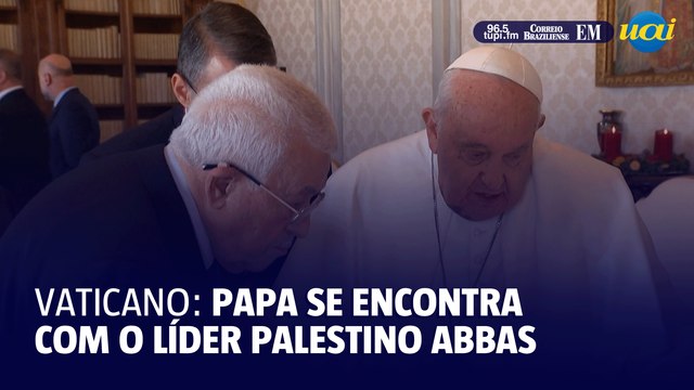 Papa se encontra com o líder palestino Abbas no Vaticano