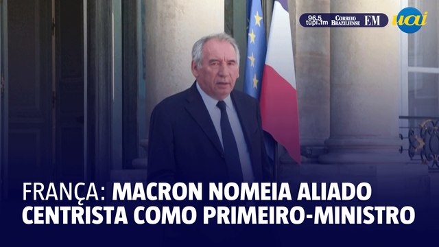 Macron nomeia aliado centrista Bayrou como primeiro-ministro da França