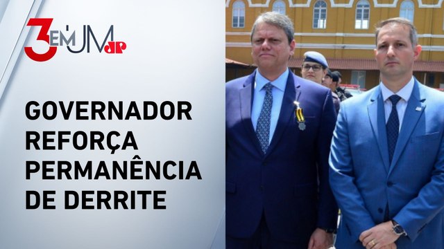 Tarcísio fala em consultar especialistas sobre desvios de conduta de policiais em SP