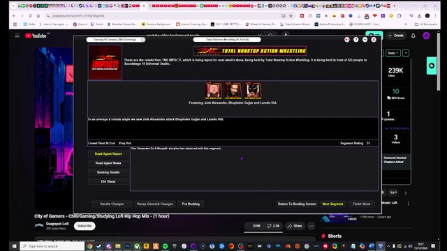 TEW IX TNA Jan 25 Start #2 Grudge Match and Tournament Season Starting Soon